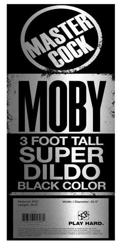 moby huge dildo|Master Cock Moby The Huge 3 Foot Tall Super Dildo, Black